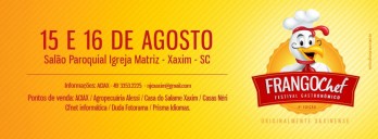 Expectativa alta para 4ª edição do Festival Gastronômico Frango Chef