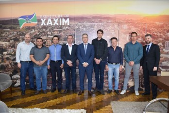 Vice-Prefeito de Xaxim se reune com Sindico da Massa Falida